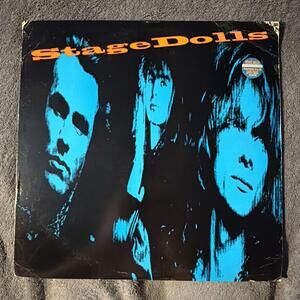 Self Titled S/T Stage Dolls Vinyl Record LP w/ Love Cries 1988 Chrysalis PROMO